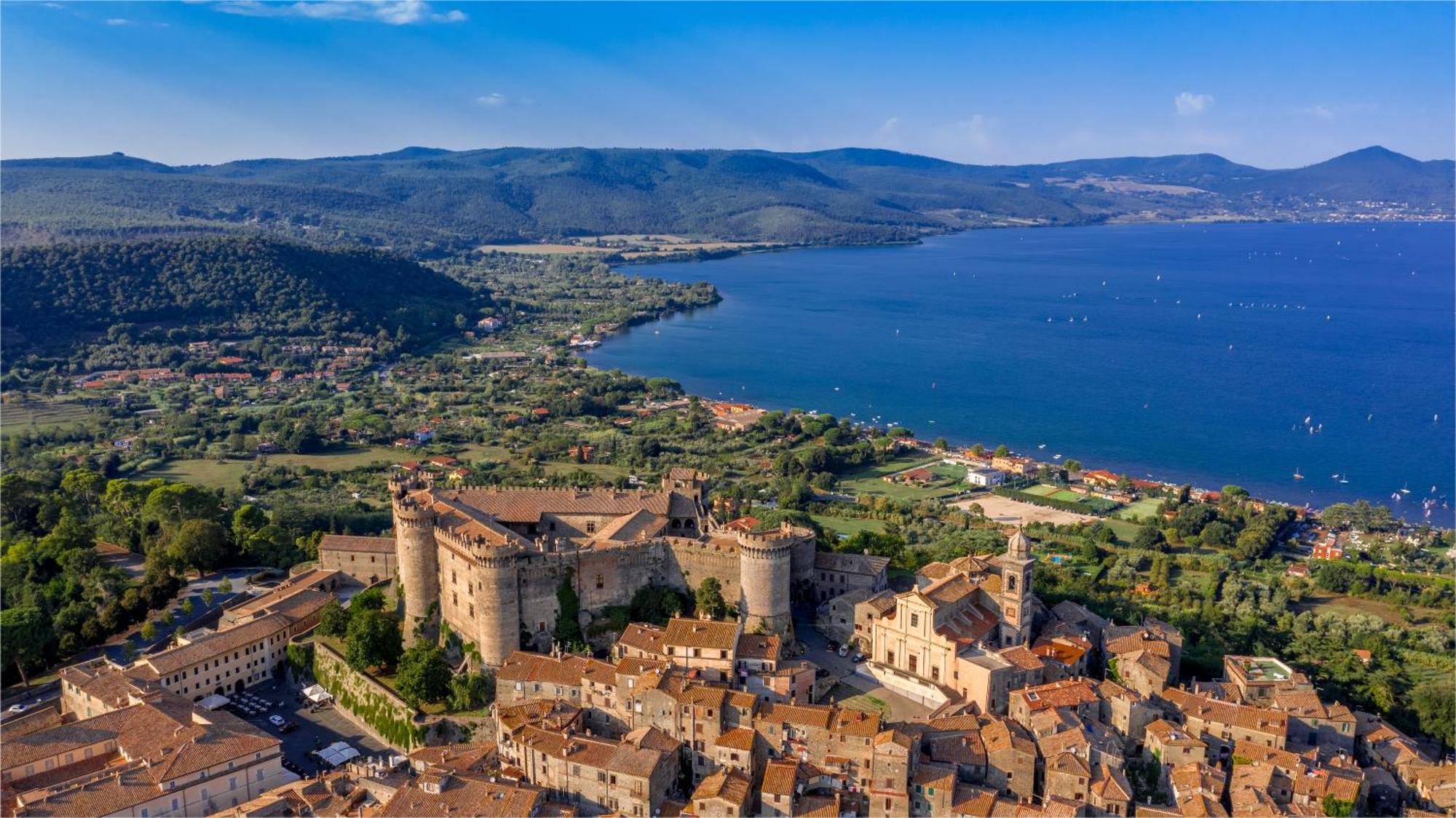 Apt Finestra Sul Castello, Vista Lago Wi-Fi Gratis Bracciano Kültér fotó